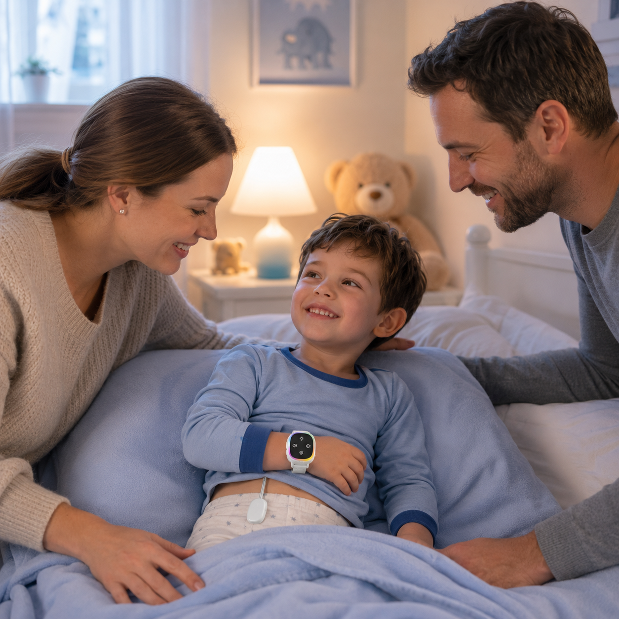 DryWake™ Wireless Bedwetting Alarm for Kids