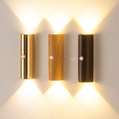 LED Night Light with Motion Sensor,Magnetic USB Rechargeable Wall Light Suitable for Stairs, Porch, Hallway, Bedrooms, Cabinets