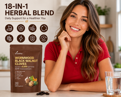 NatureReset™ – Black Walnut, Wormwood & Clove Herbal Blend | 240 Capsules