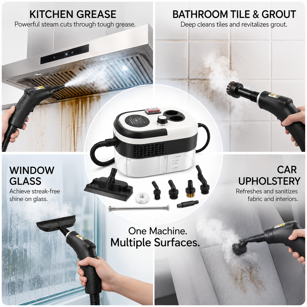 VaporElite Pro™ Handheld Steam Cleaner