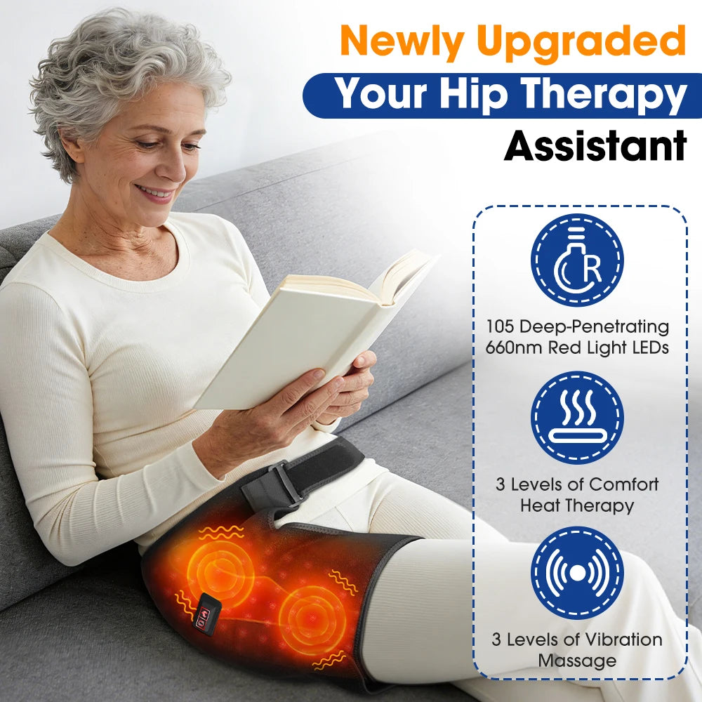Heated Hip & Lower Back Support Brace