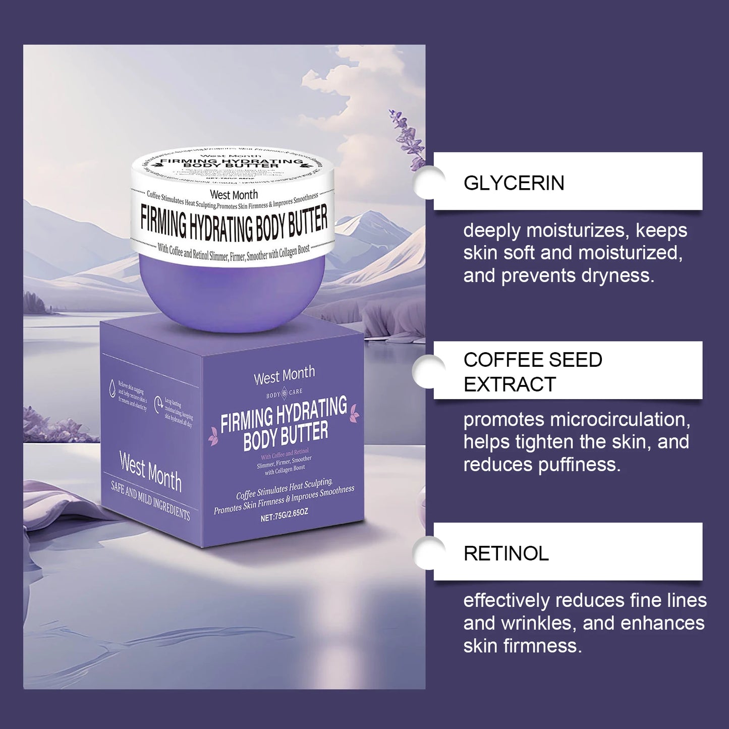 Weloura™ Firm & Glow Body Cream