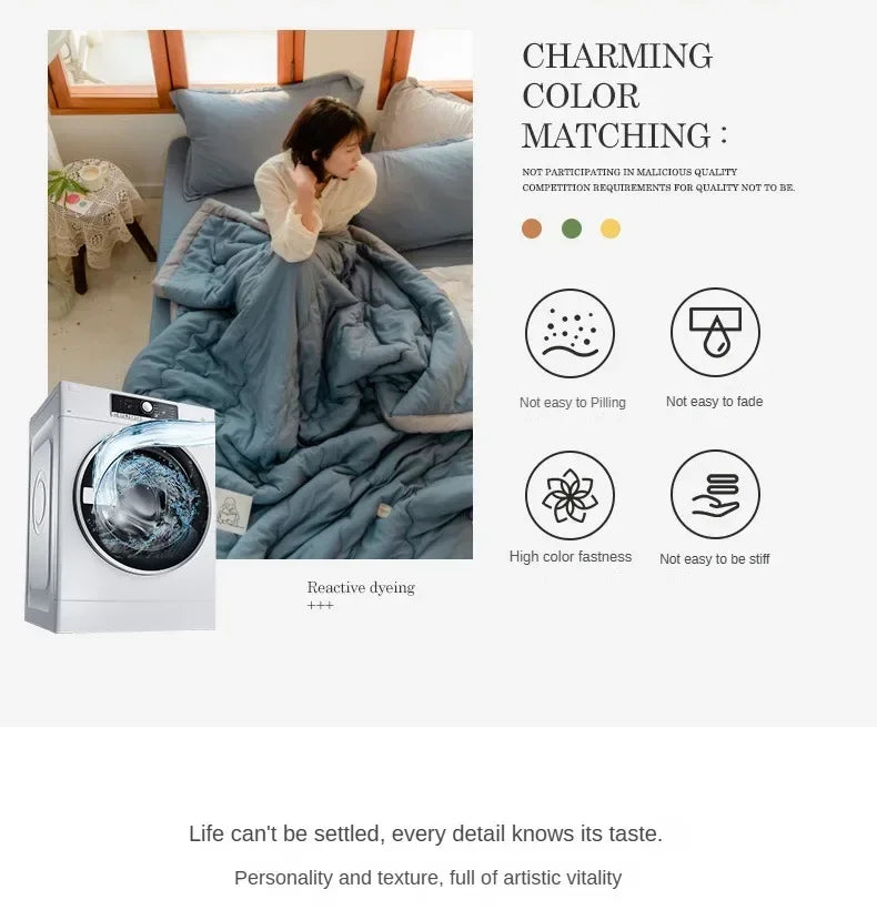 Coolnest – Quilted Cooling Summer Blanket