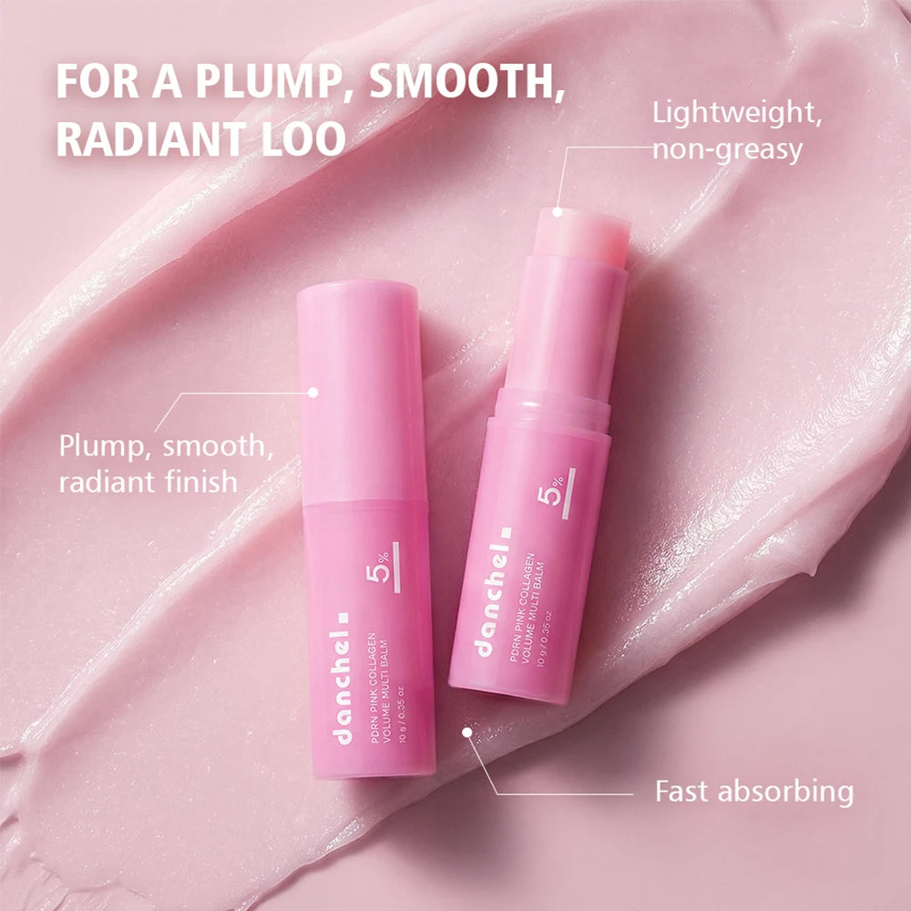 PDRN Pink Collagen Glow Balm Stick — Instant Dewy, Plump & Radiant Skin