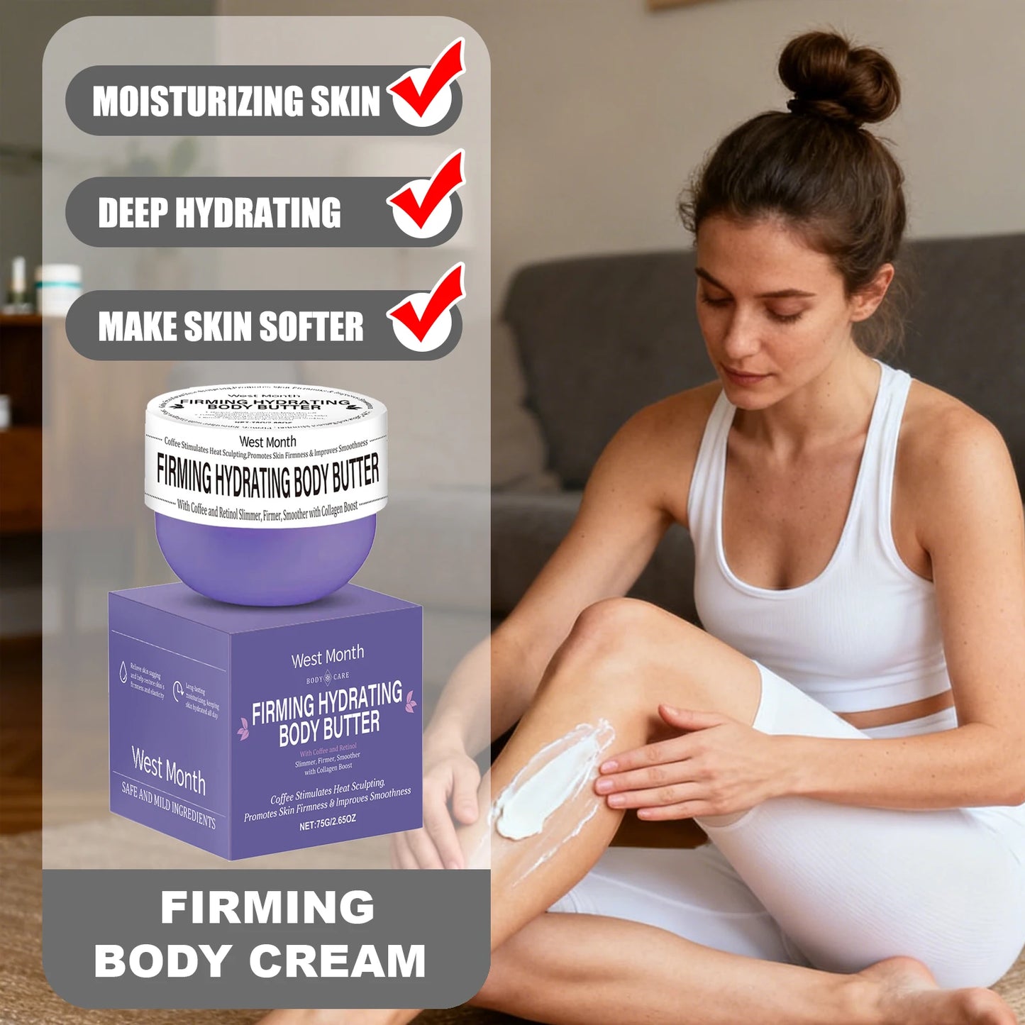 Weloura™ Firm & Glow Body Cream