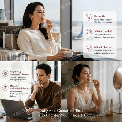 Glow Melt Strips — Liposomal Glutathione Antioxidant Oral Strips