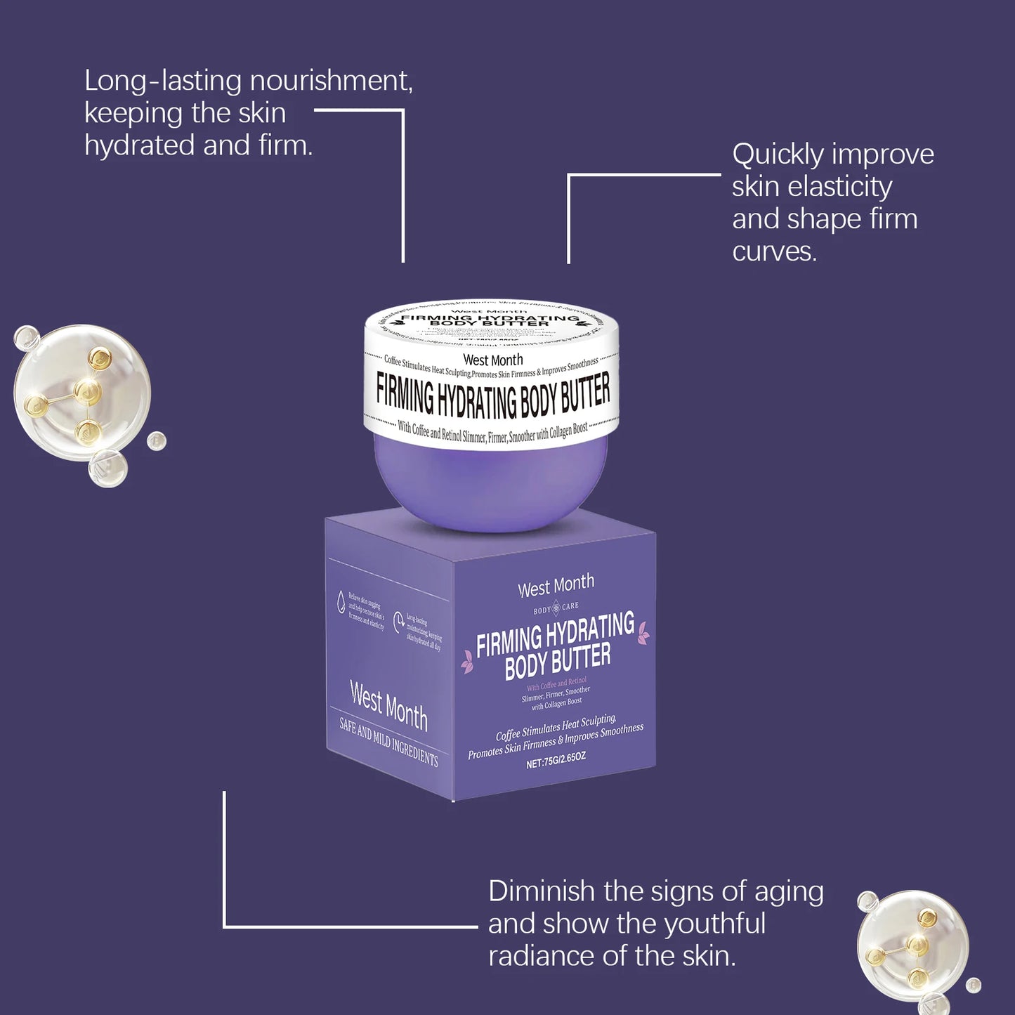 Weloura™ Firm & Glow Body Cream