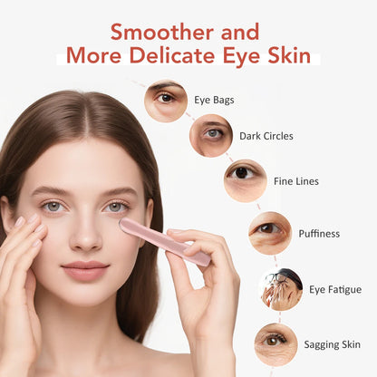 Eye Care Beauty Device Facial Massager 3 in 1 LED Photon Light Wand for Relax Eye Dark Circles Eye Bags Puffiness Skincare Tool