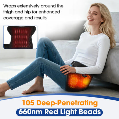 Heated Hip & Lower Back Support Brace