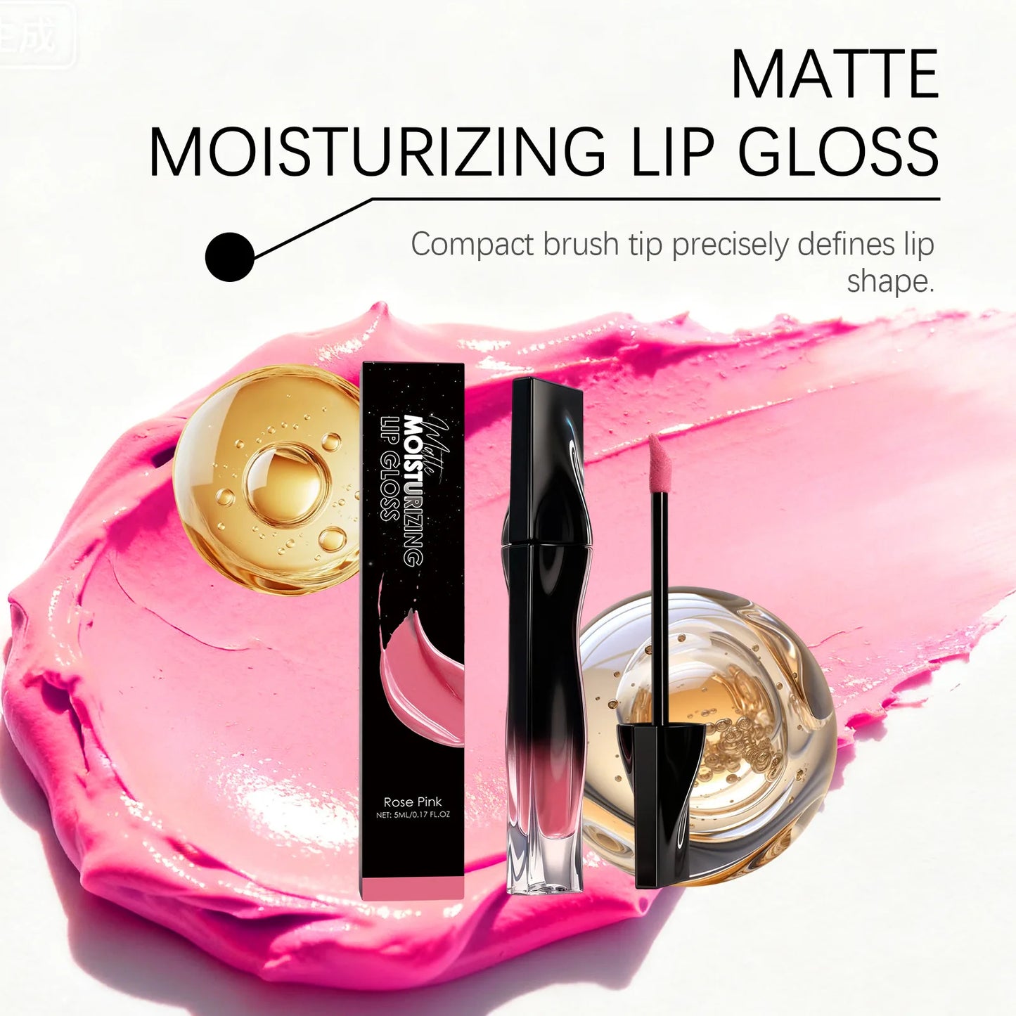 5 Colors Matte Lip Gloss Long-Lasting Waterproof Non Stick Cup Moisturizing Lipstick Smoothing Lip Glaze Women Makeup