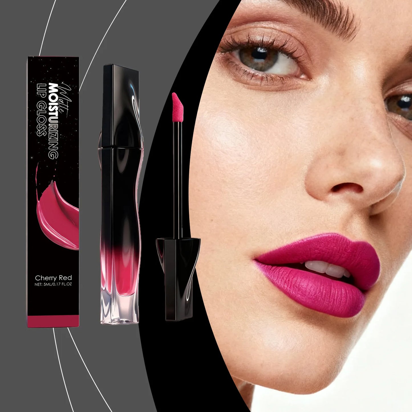 5 Colors Matte Lip Gloss Long-Lasting Waterproof Non Stick Cup Moisturizing Lipstick Smoothing Lip Glaze Women Makeup
