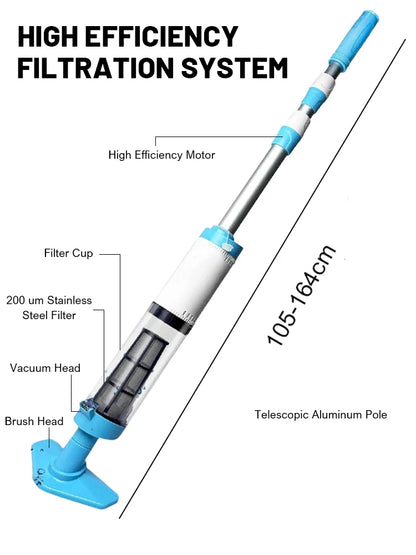 3 in 1 Cordless Rechargeable Pool Vacuum Cleaner