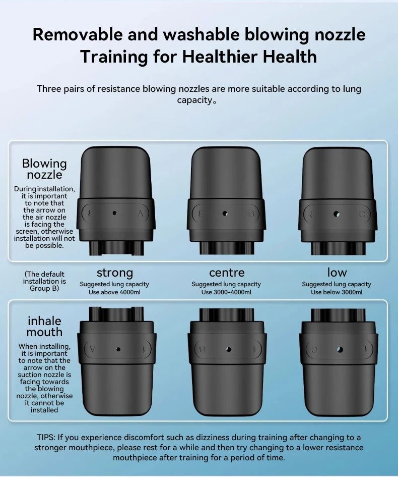 AirPower Portable Breath Trainer Pro
