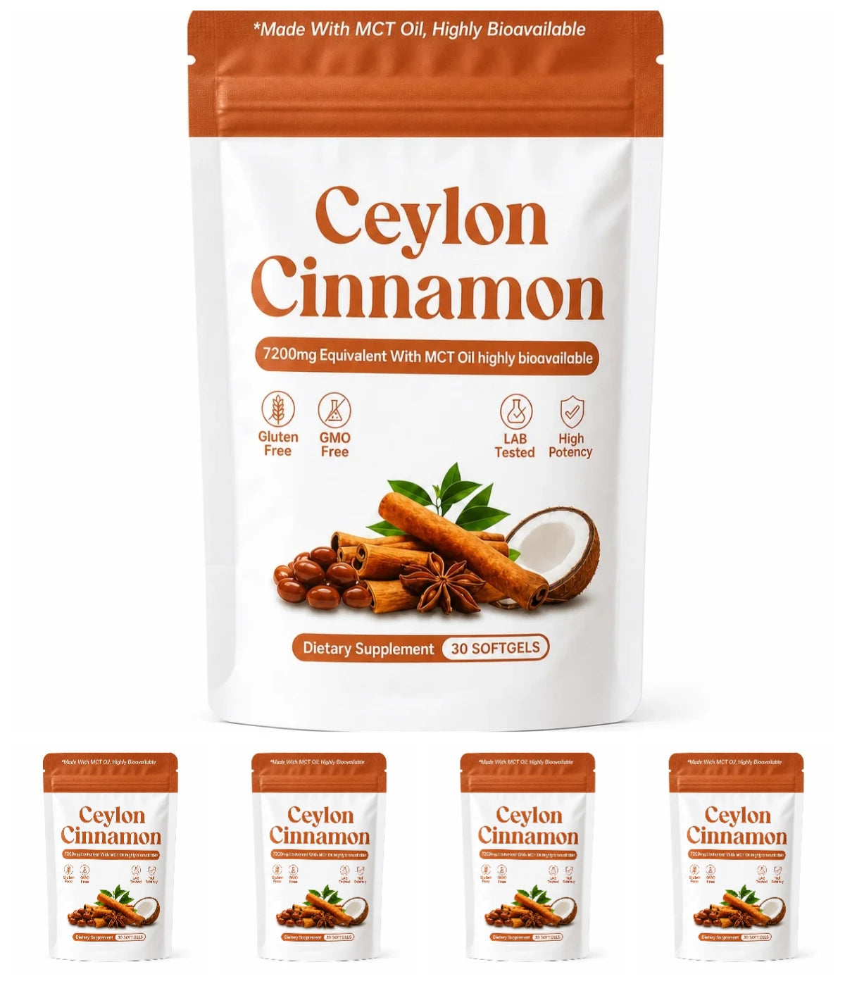 Ceylon Cinnamon Softgels – Daily Wellness Support