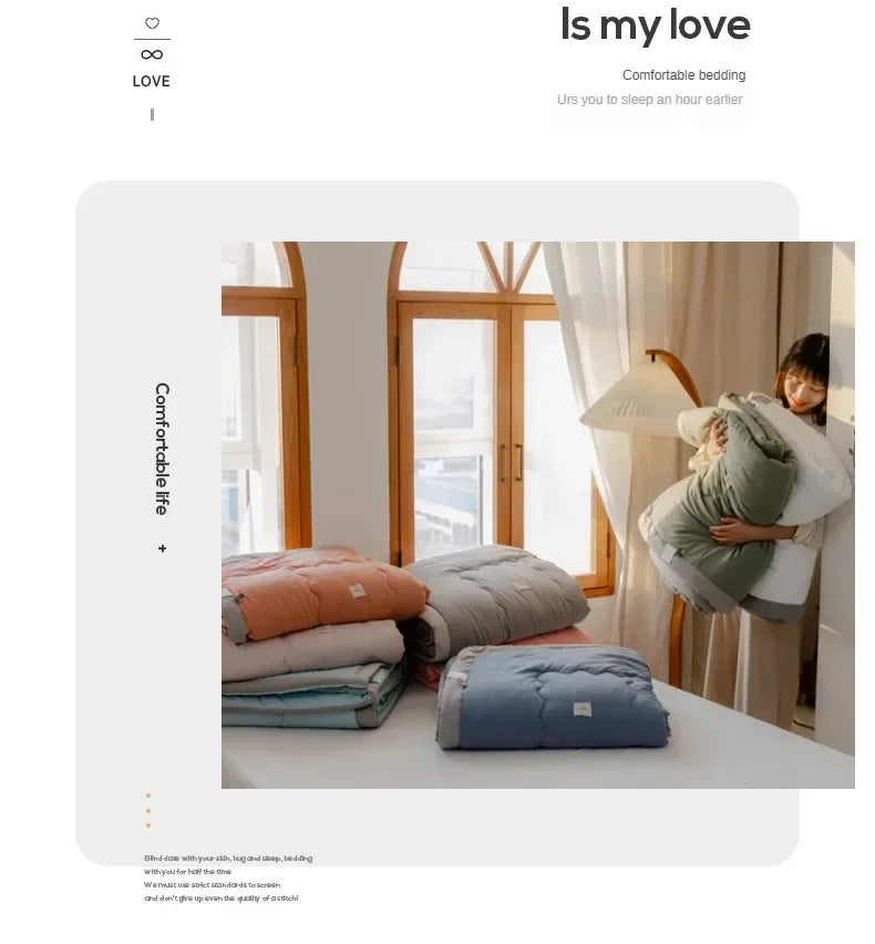 Coolnest – Quilted Cooling Summer Blanket