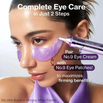 NAD+ Retinol Eye Care 3 Piece Set Advanced Liquid Serum Plumping Firming Anti Aging Wrinkle Reducing Brightening Eye Cream