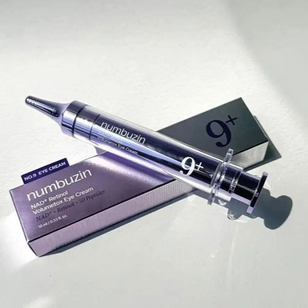 NAD+ Retinol Eye Care 3 Piece Set Advanced Liquid Serum Plumping Firming Anti Aging Wrinkle Reducing Brightening Eye Cream