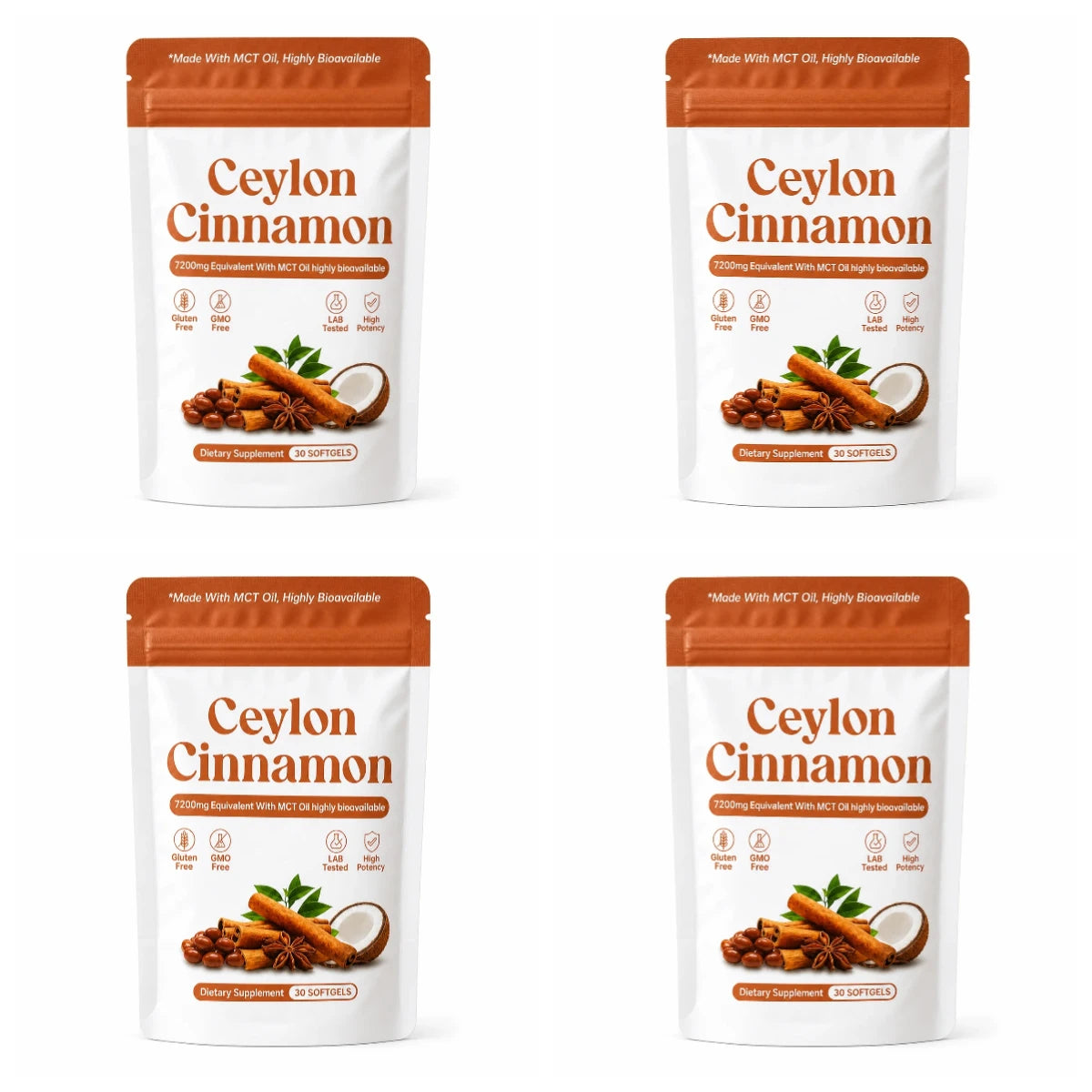 Ceylon Cinnamon Softgels – Daily Wellness Support