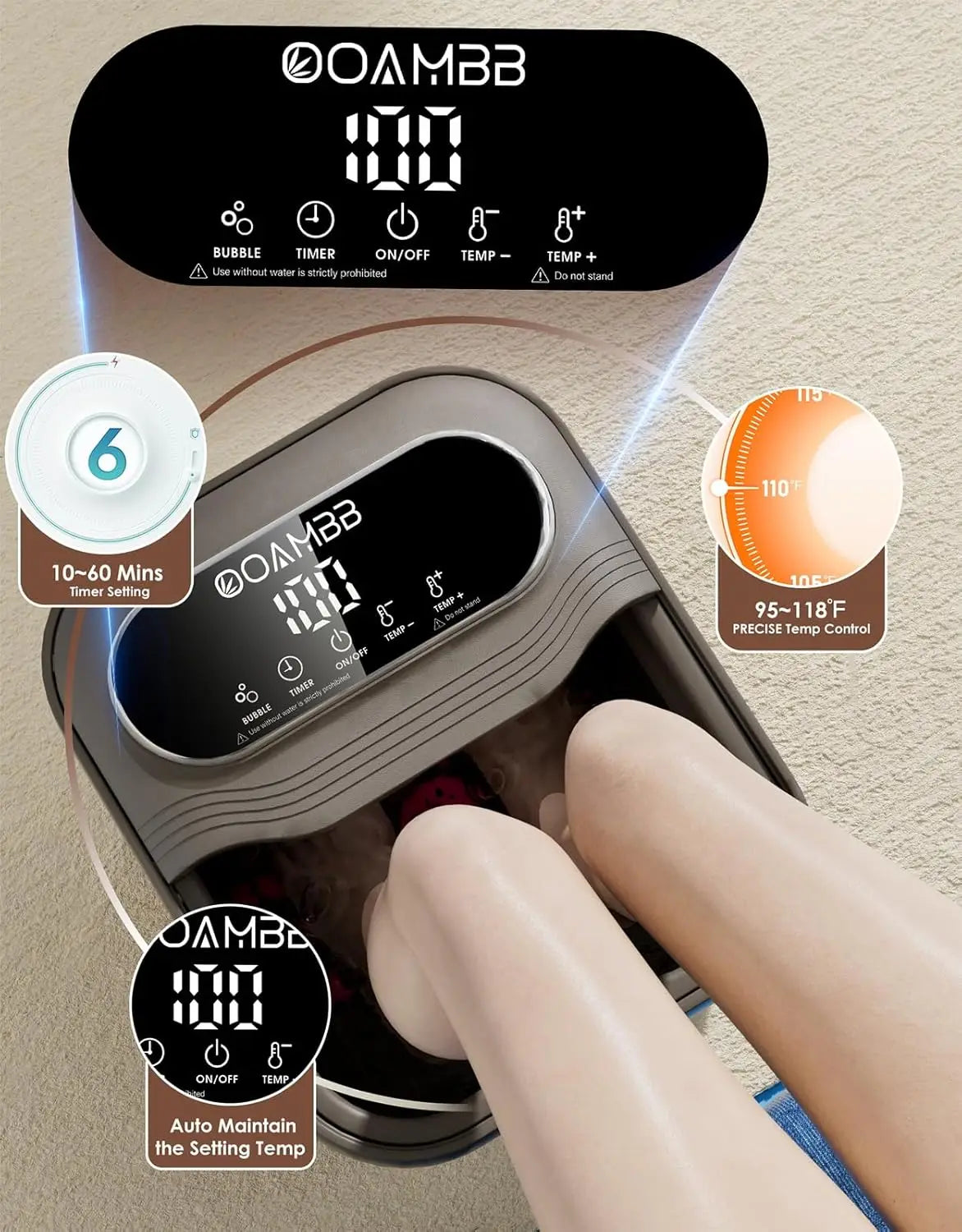 HydroTouch Smart Foot Spa