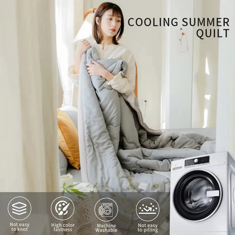 Coolnest – Quilted Cooling Summer Blanket