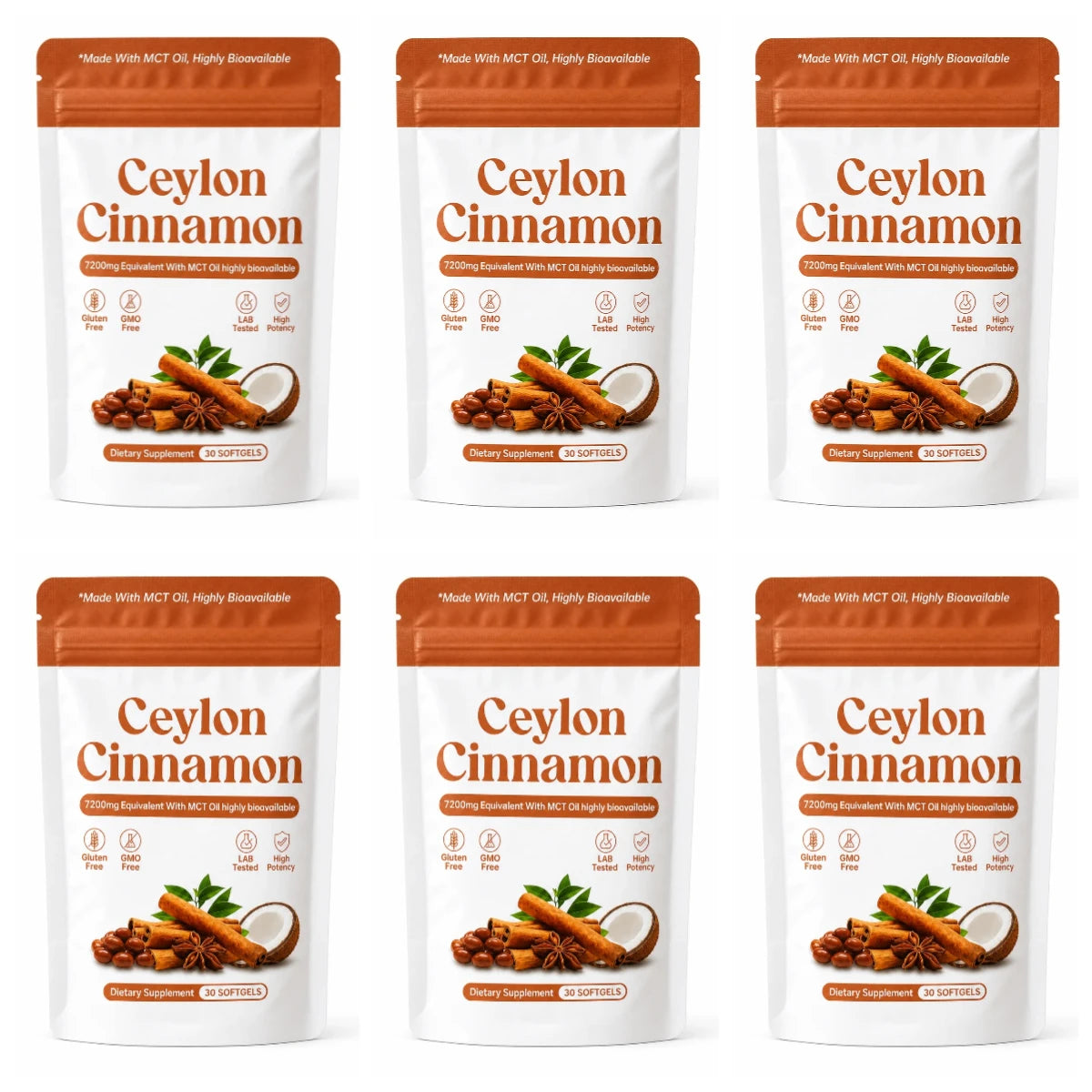 Ceylon Cinnamon Softgels – Daily Wellness Support