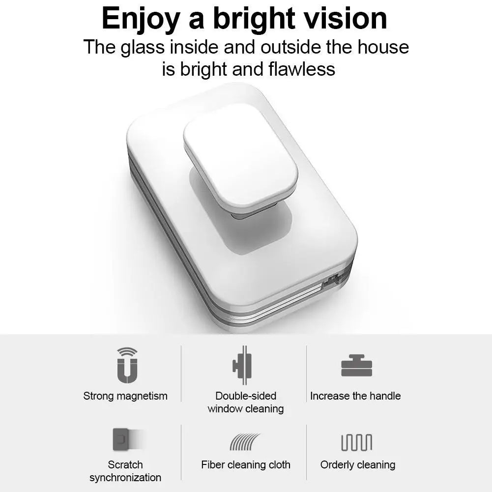 Double-Sided Magnetic Window Cleaner