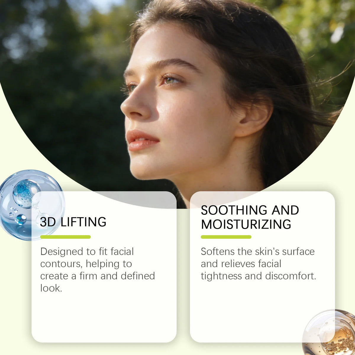 V-Line Contour Face Patches – Firming Caffeine Mask (4-Pack)