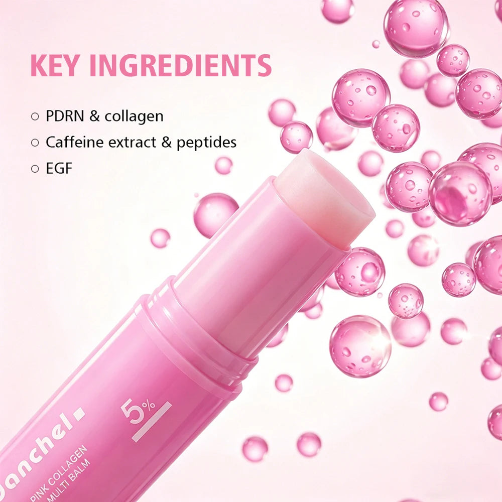 PDRN Pink Collagen Glow Balm Stick — Instant Dewy, Plump & Radiant Skin