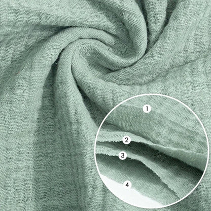 Cotton Gauze Muslin Squares (5-Pack) — Multipurpose Baby Burp & Face Cloths