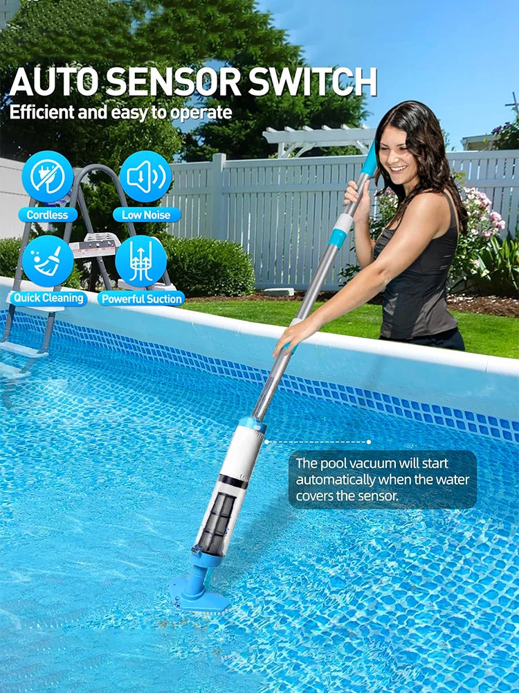 3 in 1 Cordless Rechargeable Pool Vacuum Cleaner