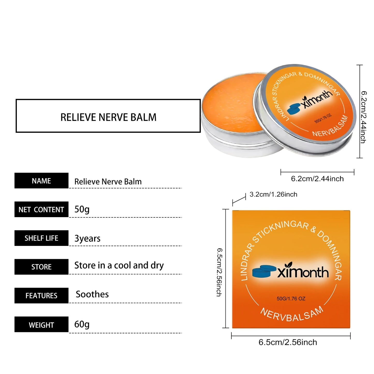 Muscle Comfort Balm – Daily Massage Cream