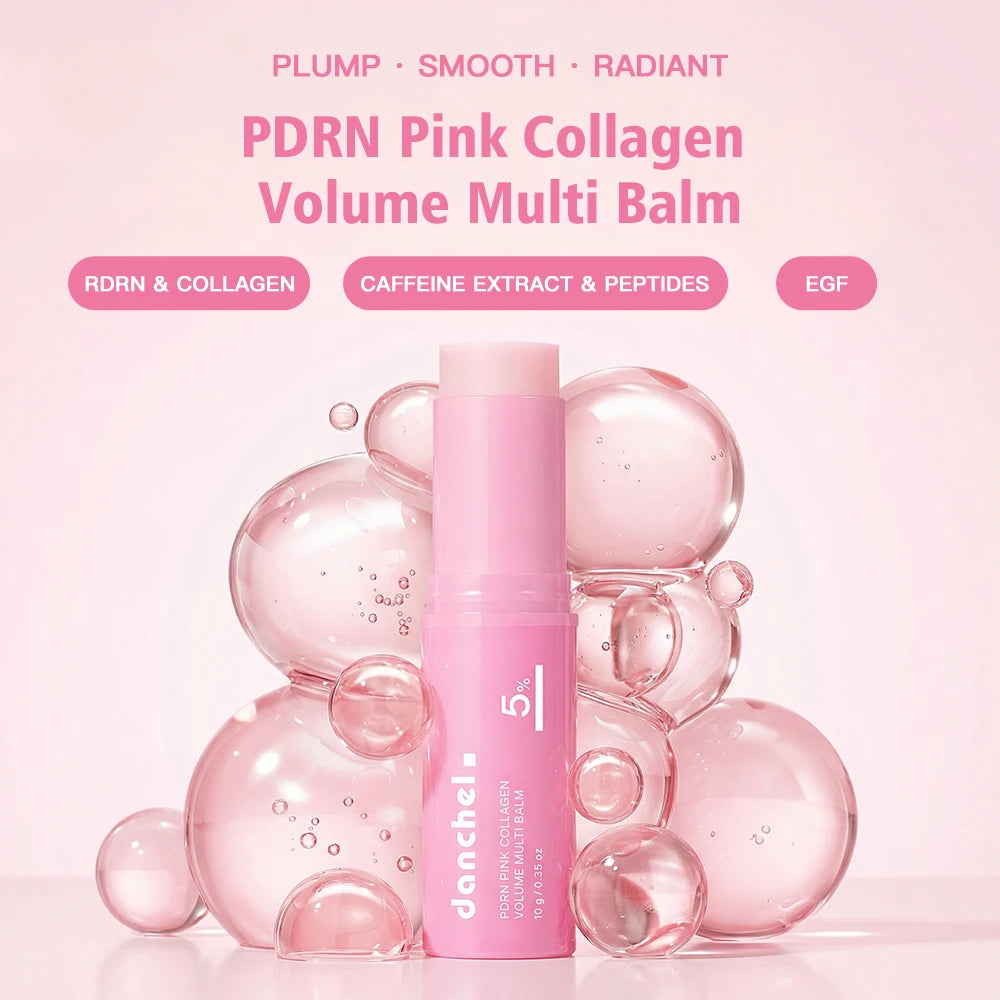 PDRN Pink Collagen Glow Balm Stick — Instant Dewy, Plump & Radiant Skin