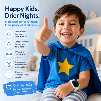 DryWake™ Wireless Bedwetting Alarm for Kids