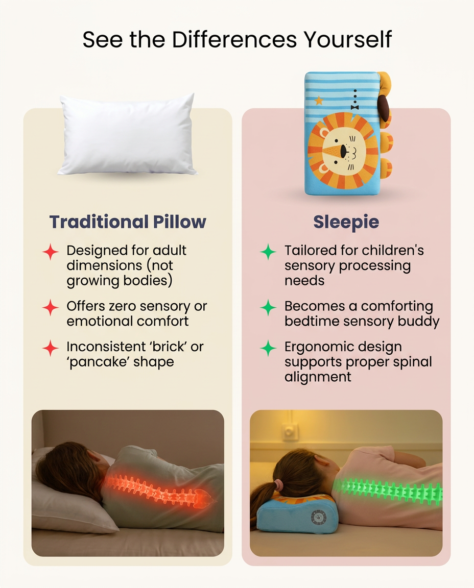 CoolCare Toddler Sleep Cloud Pillow