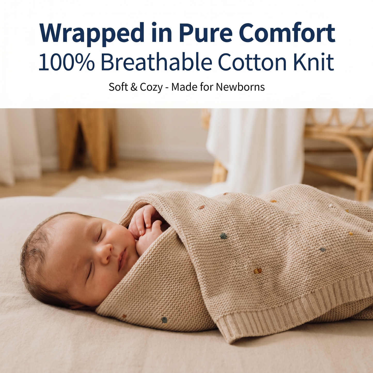 Nestling™ Cloudsoft Knit Baby Blanket